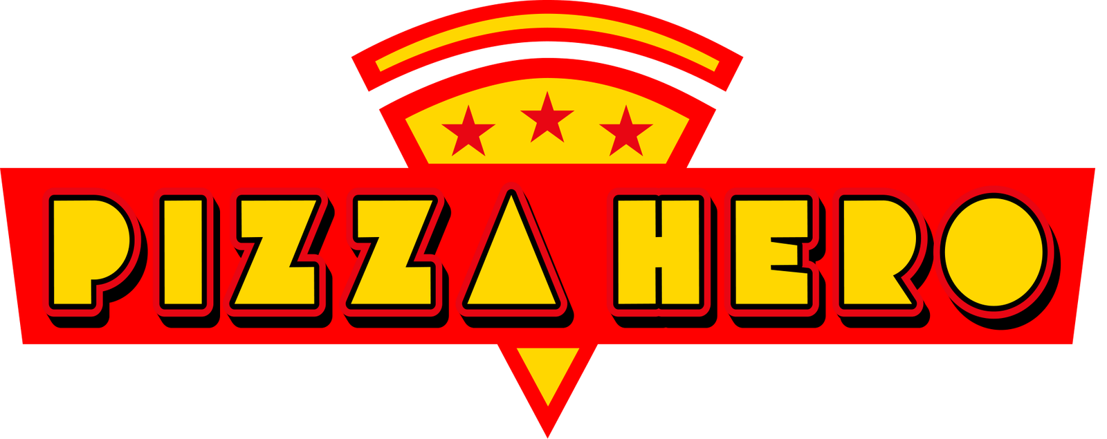 Pizza Hero horizontal logo